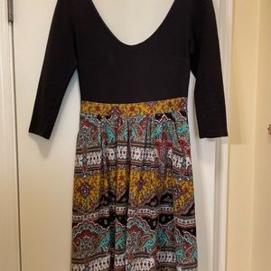 Anthropologie Maeve long sleeve dress